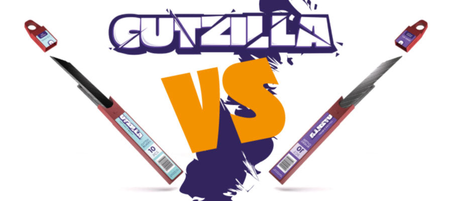 Lames cutter 9 mm 30° : CUTZILLA BLACK vs SILVER | Adstyl
