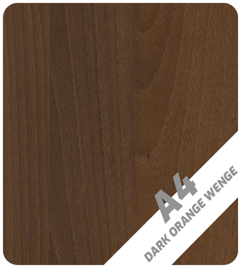 ADHESIF Bois Orangey Wenge A4