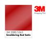 Covering 3M 2080 S363 Satin Smoldering Red