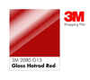 Covering 3M 2080 G13 Gloss Hotrod Red