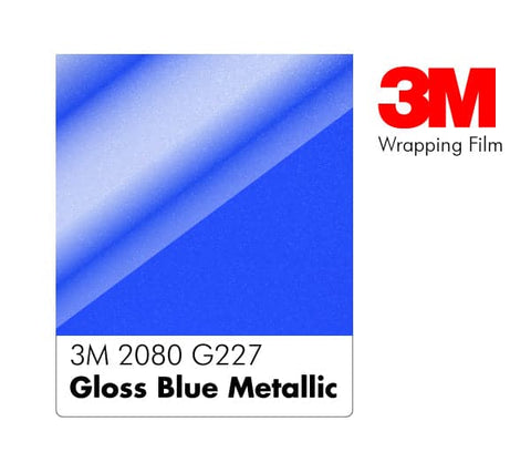 Covering 3M 2080 G227 Gloss Blue Metallic