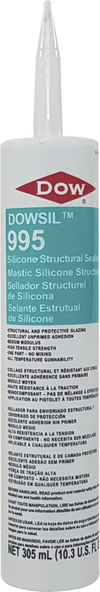 Silicone DOWSIL 995 - Mastic NOIR