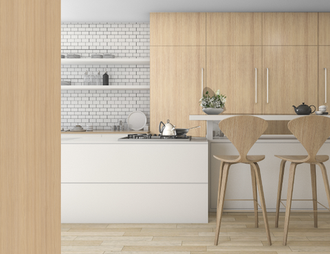 ADHESIF Bois Beige Bao Matte