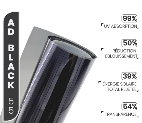 Film solaire Auto - AD Black 55