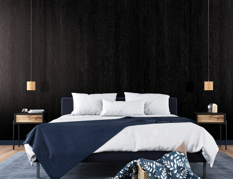 ADHESIF Bois Brut Chêne Noir Matte