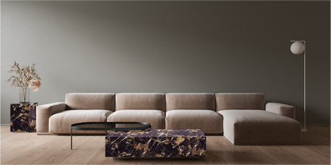 Marbre Caramel Brillant