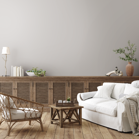 Gris Crème Foncé Velours Matte Grain