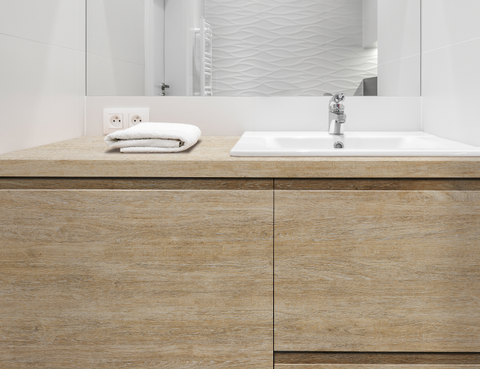 ADHESIF Bois Marron Léger Clair Matte